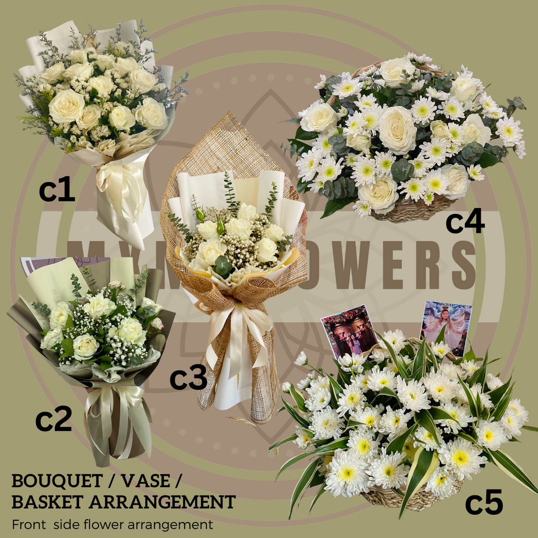 Bouquet & Basket Arrangement