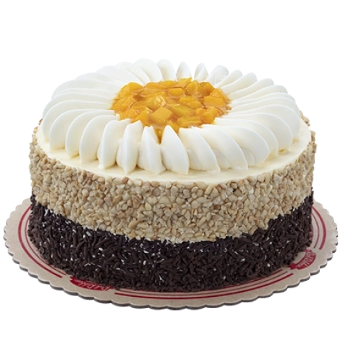 Mango-Choco Marjolaine Cake